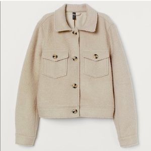 COPY - Beige wool cropped jacket